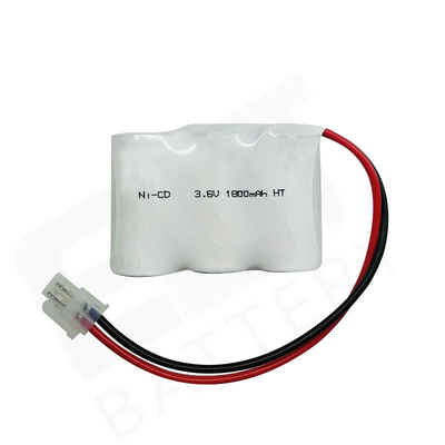 3.6V 1800mah Emergency Lighting Battery Pack Nimh Rechargeable Cell
